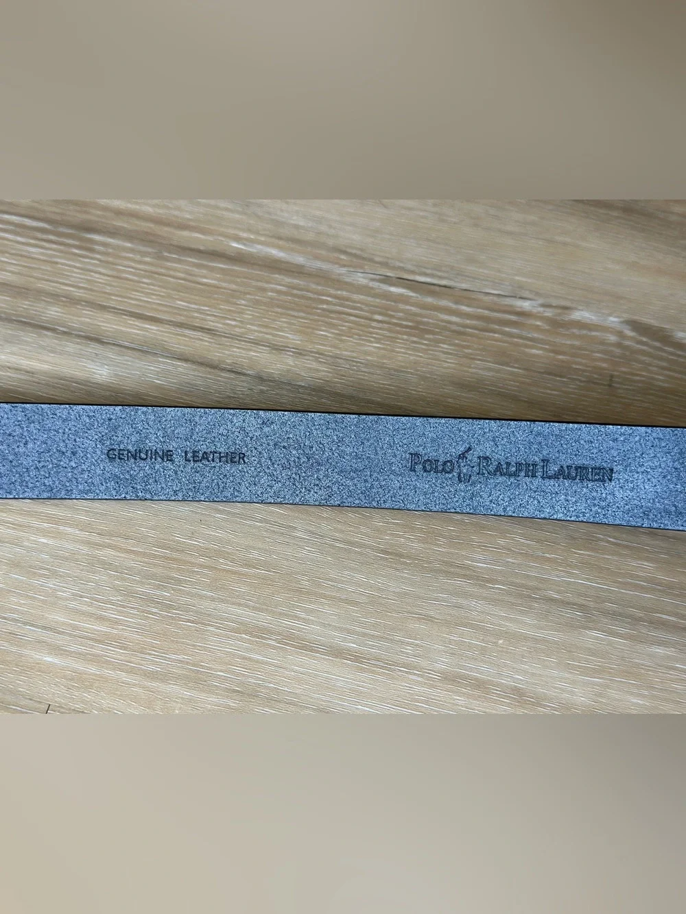 Polo Ralph Lauren Men's Black Genuine Leather Dress Belt
